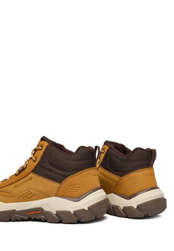 skechers - Skechers Trekkingi Santoro 205587 WTN Brązowy. Kolor: brązowy. Materiał: skóra. Sport: turystyka piesza