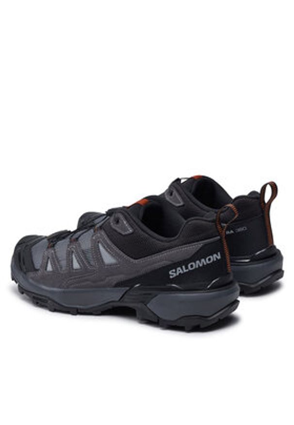 salomon - Salomon Sneakersy X Ultra 360 Leather L47571700 Szary. Kolor: szary. Materiał: materiał