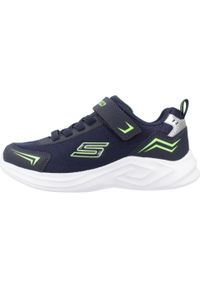 skechers - Buty do chodzenia dla dzieci Skechers Mazematics. Kolor: zielony, niebieski, wielokolorowy. Materiał: syntetyk, materiał. Szerokość cholewki: normalna. Sport: turystyka piesza