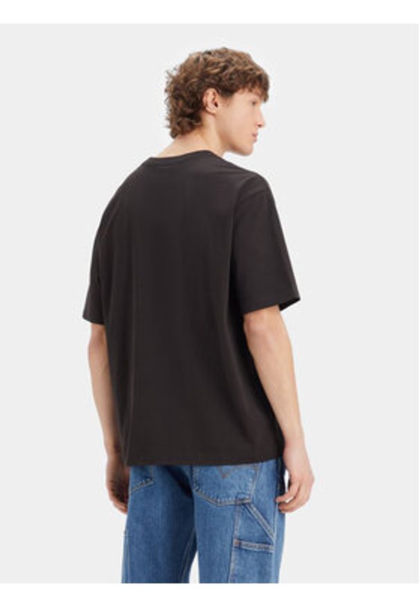 Levi's® T-Shirt Workwear A5850-0004 Czarny Loose Fit. Kolor: czarny. Materiał: bawełna