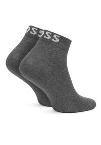 BOSS Skarpety długie 2P SH Logo CC 50502066 Szary. Kolor: szary. Materiał: bawełna #2