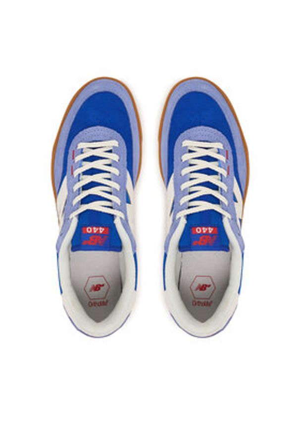 New Balance Sneakersy UN440RTB Granatowy. Kolor: niebieski. Materiał: skóra, zamsz