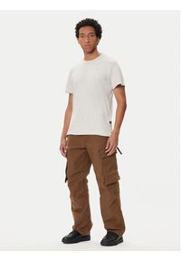 G-Star RAW - G-Star Raw T-Shirt Nifous D24449-D976 Écru Regular Fit. Materiał: bawełna #3