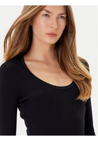 TwinSet - TWINSET Sukienka dzianinowa 252TP3352 Czarny Slim Fit. Kolor: czarny. Materiał: wiskoza, syntetyk #4