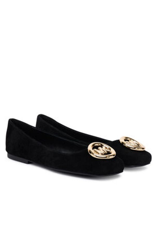 MICHAEL Michael Kors Baleriny Milan 40F5MLFP1S Czarny. Kolor: czarny. Materiał: skóra