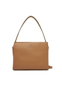 TOMMY HILFIGER - Tommy Hilfiger Torebka Th Legacy Med Satchel AW0AW17173 Brązowy. Kolor: brązowy. Materiał: skórzane #3