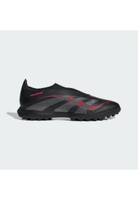 Adidas - Buty Predator League Laceless TF. Kolor: czerwony, wielokolorowy, czarny, szary. Materiał: materiał