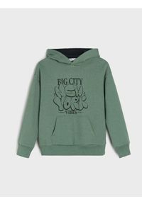 Sinsay - Bluza z kapturem - green spruce. Typ kołnierza: kaptur