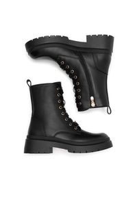 DeeZee Trzewiki HY90107-2A Czarny. Kolor: czarny. Materiał: materiał #6
