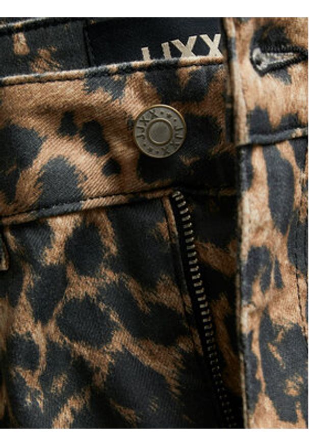 JJXX Spodnie materiałowe Sarah 12273087 Brązowy Wide Leg. Kolor: brązowy. Materiał: bawełna