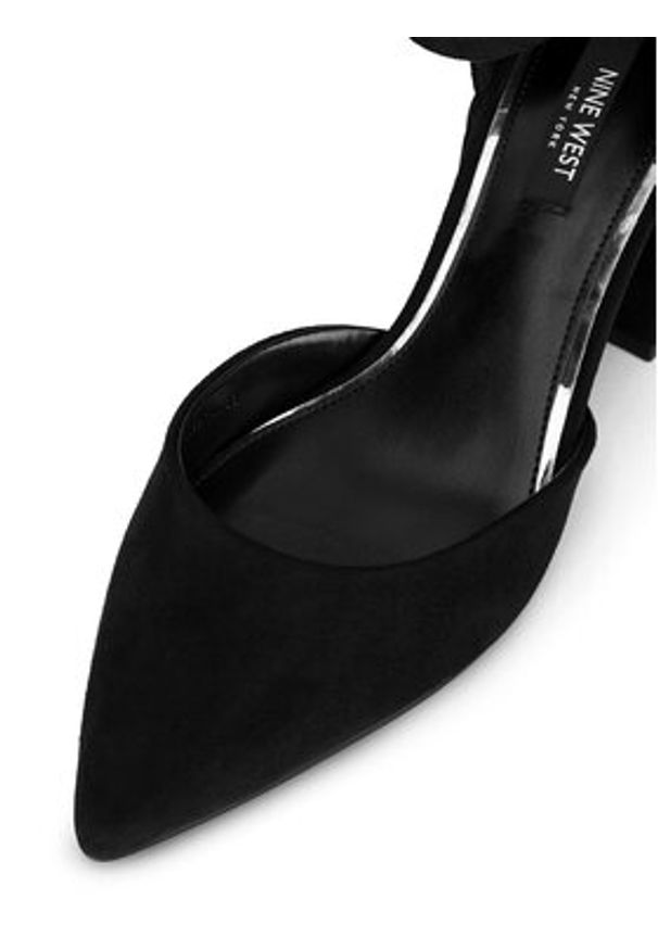 Nine West Czółenka WFA3358-1A Czarny. Kolor: czarny. Materiał: materiał