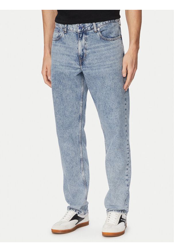 Karl Lagerfeld Jeans Jeansy B2M10136 Niebieski jasny Straight Leg. Kolor: niebieski