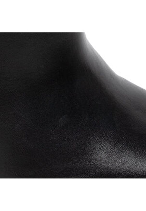 DeeZee Botki ZALXXS220153 Czarny. Kolor: czarny. Materiał: skóra