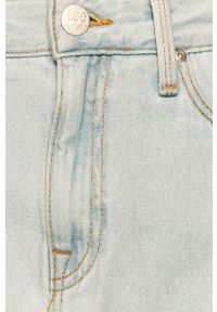 Lee - Spódnica jeansowa. Okazja: na co dzień. Kolor: niebieski. Materiał: jeans. Wzór: gładki. Styl: casual #4