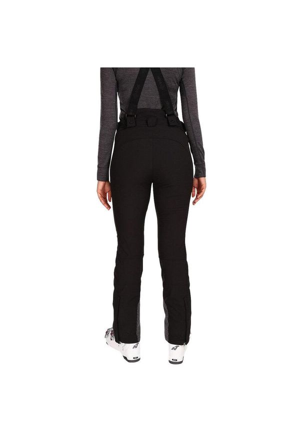 Damskie spodnie narciarskie softshell Kilpi RHEA-W. Kolor: czarny. Materiał: softshell. Sport: narciarstwo