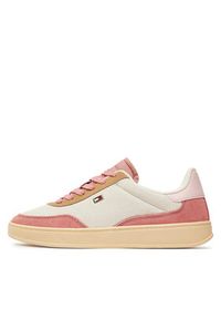 TOMMY HILFIGER - Tommy Hilfiger Sneakersy Heritage Court Sneaker FW0FW07890 Beżowy. Kolor: beżowy