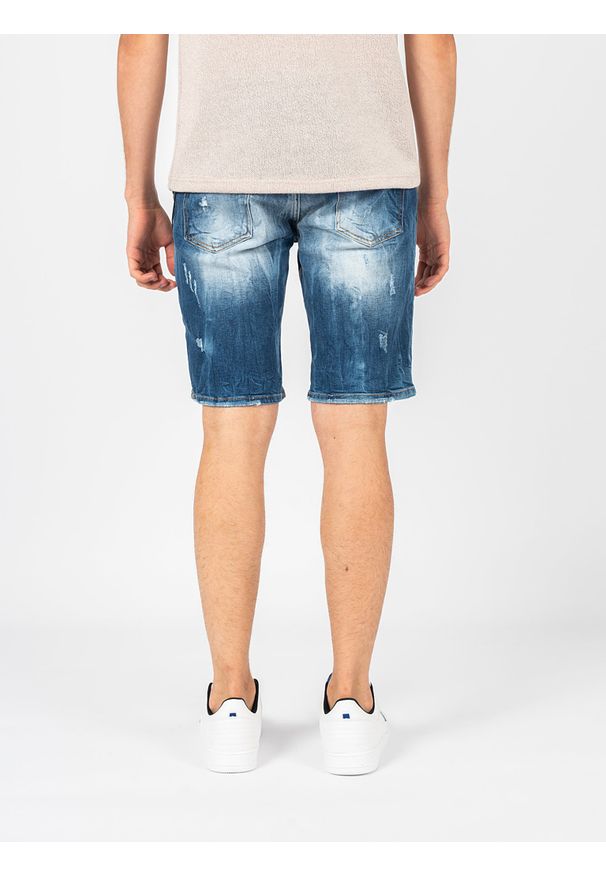 Xagon Man Szorty "MR164" | P2303 2UM R164 | Mężczyzna | Niebieski. Okazja: na co dzień. Kolor: niebieski. Materiał: bawełna, elastan. Styl: casual