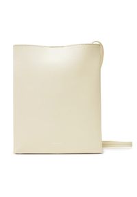 Calvin Klein Torebka Line Ns Crossbody Lth Bag LV04F3005G Biały. Kolor: biały. Materiał: skórzane