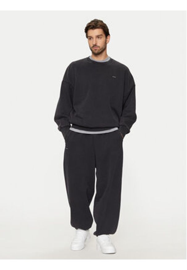 Under Armour Bluza UA Icon Heavyweight 1386553 Czarny Oversize. Kolor: czarny. Materiał: bawełna