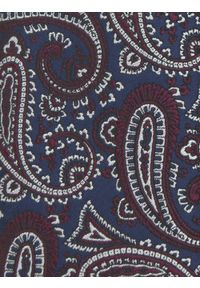 Krawat Męski - Angelo di Monti - Duże Paisley, Niebieski i Bordo. Kolor: niebieski, czerwony, wielokolorowy. Materiał: tkanina. Wzór: paisley. Styl: elegancki, wizytowy #3