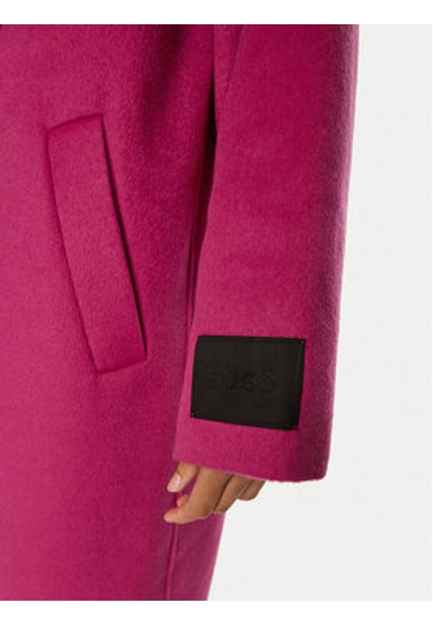 Hugo Płaszcz przejściowy Maneka-1 50517632 Różowy Oversize. Kolor: różowy. Materiał: syntetyk