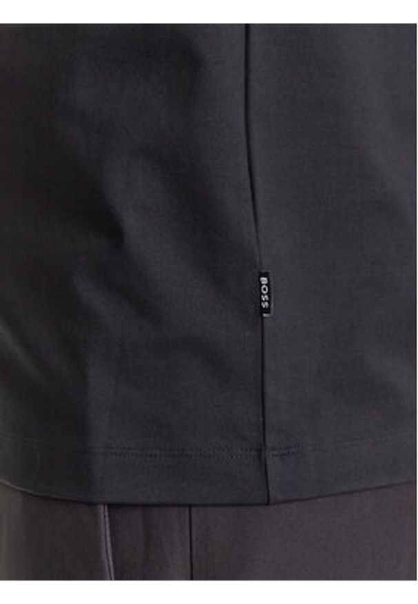 BOSS T-Shirt H-Thompson 655 50543901 Czarny Regular Fit. Kolor: czarny. Materiał: bawełna