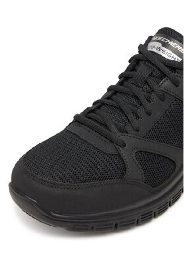 skechers - Skechers Sneakersy BURNS 8790117 BBK Czarny. Kolor: czarny. Materiał: materiał, syntetyk
