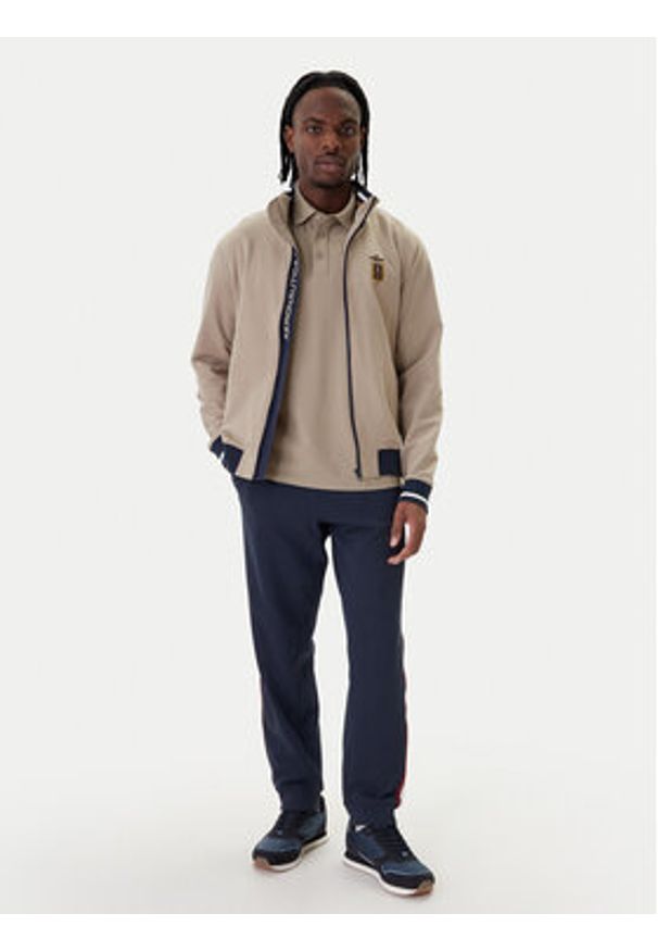 Aeronautica Militare Bluza 261FE2089UF00674 Beżowy Regular Fit. Kolor: beżowy. Materiał: bawełna