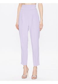 Pinko Spodnie materiałowe Natalia 100052 7624 Fioletowy Regular Fit. Kolor: fioletowy. Materiał: syntetyk #1