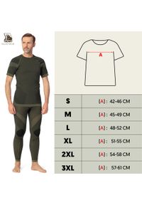 TAGART - T-shirt turystyczny termoaktywny męski Tagart Woodsman z jonami srebra. Kolor: zielony