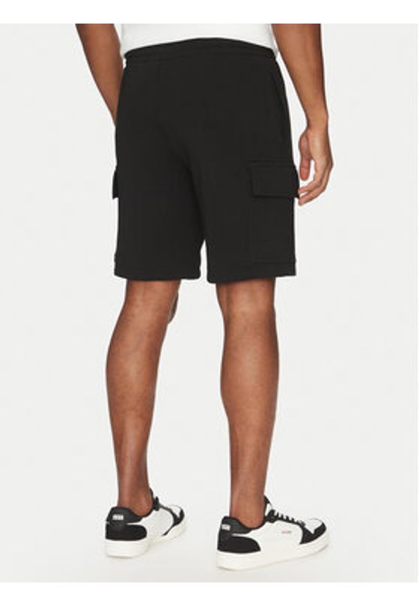 Lacoste Szorty sportowe GH9743 Czarny Regular Fit. Kolor: czarny. Materiał: bawełna. Styl: sportowy