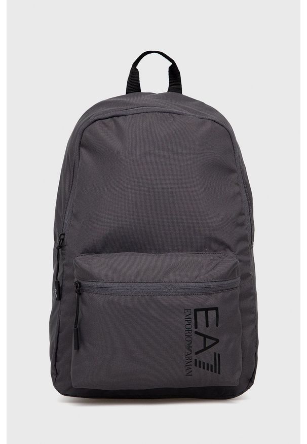 EA7 Emporio Armani Plecak kolor szary. Kolor: szary