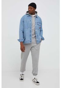 Billabong bluza męska kolor szary z kapturem melanżowa. Typ kołnierza: kaptur. Kolor: szary. Materiał: materiał. Wzór: melanż #2