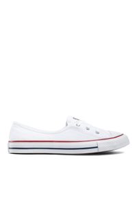 Converse Trampki Chuck Taylor All Star Ballet Lace Slip 566774C Biały. Kolor: biały. Materiał: materiał