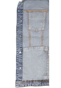 Przejściowa Kurtka Jeansowa (Katana) - Pako Jeans - Niebieska. Kolor: niebieski. Materiał: bawełna, tkanina, elastan. Styl: klasyczny #5