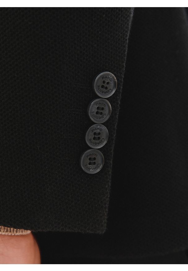 Pako Lorente - PAKO LORENTE - Czarna marynarka z dzianiny. Kolor: czarny. Materiał: dzianina. Sezon: jesień