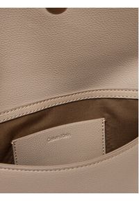 Calvin Klein Jeans Torebka Minimal Monogram Shoulder Pouch LV04K3161G Écru. Materiał: skórzane