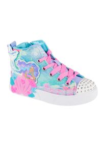 skechers - Buty sportowe do chodzenia dziewczęce, Seashell Magic - Mermaid Sea. Kolor: niebieski. Model: Skechers Sport. Sport: turystyka piesza