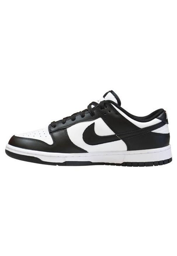 Buty do chodzenia męskie Nike Dunk Low Retro. Zapięcie: sznurówki. Kolor: czarny. Materiał: tkanina, skóra, guma. Szerokość cholewki: normalna. Sport: turystyka piesza