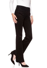 Wrangler - DAMSKIE SPODNIE SZTRUKSOWE WRANGLER FLARE BLACK W233EK100 112127837. Materiał: sztruks. Sezon: lato #4