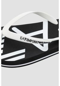 EA7 Emporio Armani - EA7 EMPORIO ARMANI Czarne japonki. Kolor: czarny #5