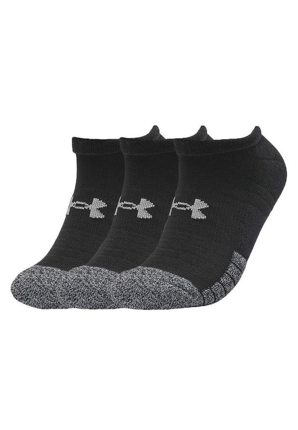 Under Armour - Skarpety Damskie HeatGear NoShow (zestaw 3 Sztuk). Kolor: czarny
