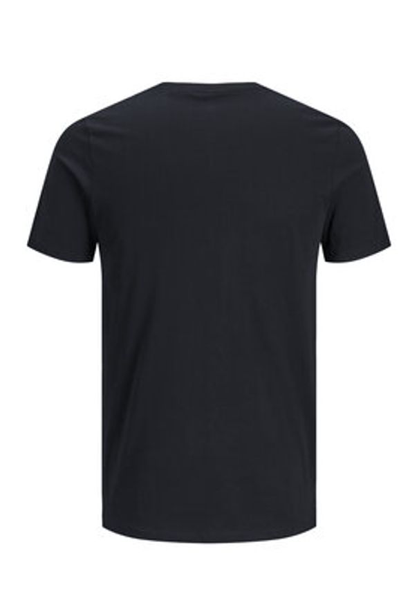 Jack & Jones - Jack&Jones T-Shirt Corp Logo 12151955 Czarny Slim Fit. Kolor: czarny. Materiał: bawełna