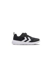 Sneakersy dla dzieci Hummel Actus Recycled. Okazja: na uczelnię. Zapięcie: rzepy. Kolor: czarny. Sport: joga i pilates