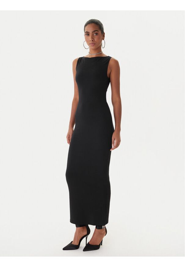 Juicy Couture Sukienka codzienna Canyon JCWED225318 Czarny Slim Fit. Okazja: na co dzień. Kolor: czarny. Typ sukienki: proste. Styl: casual