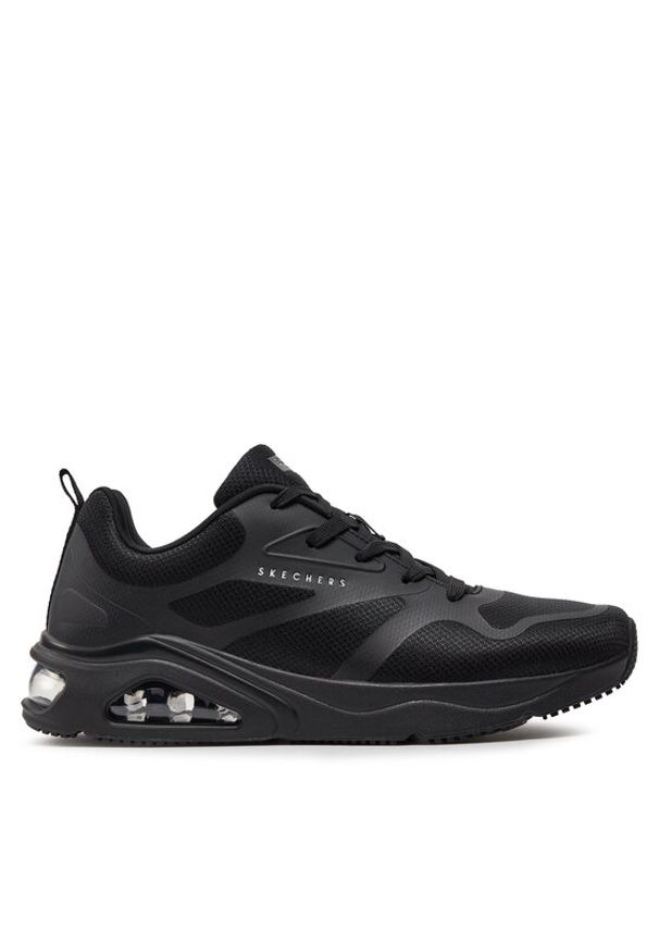skechers - Skechers Sneakersy Tres-Air Uno-Revolution-Airy 183070/BBK Czarny. Kolor: czarny. Materiał: materiał