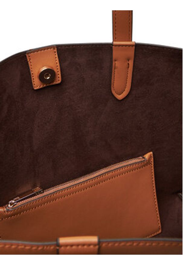 Aldo Torebka Tammera 14076956 Brązowy. Kolor: brązowy. Materiał: skórzane