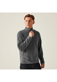 Regatta - Męski mikrolekki polar z zamkiem błyskawicznym do połowy. Kolor: szary. Materiał: polar. Sport: turystyka piesza #1