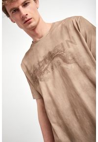 Balmain - T-shirt męski BALMAIN. Materiał: bawełna. Wzór: nadruk #1