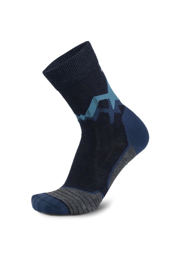 MEINDL - Skarpety trekkingowe damskie Meindl MT3.5 Lady z wełną merino. Kolor: szary. Materiał: wełna